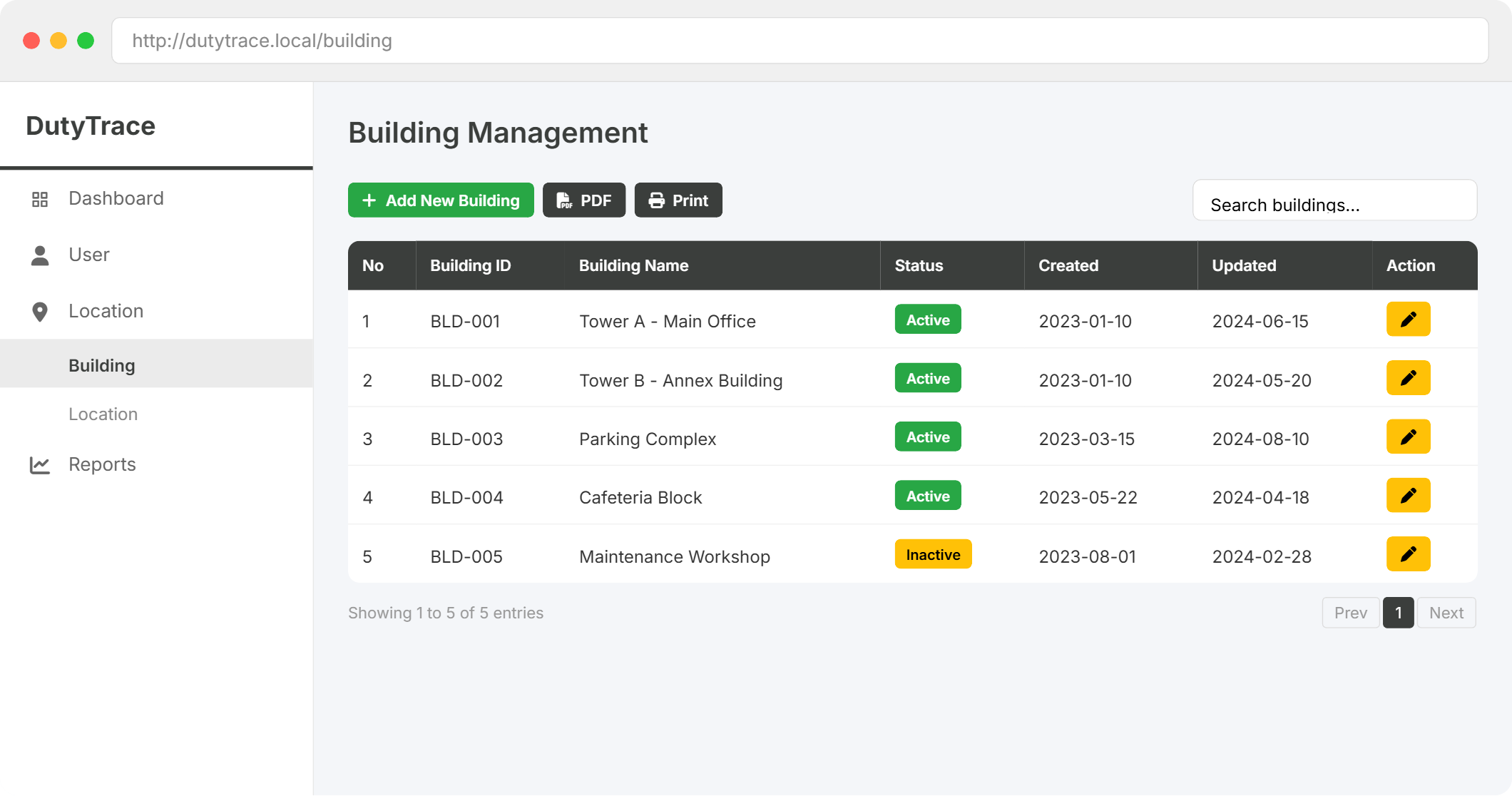 DutyTrace - Screen 6
