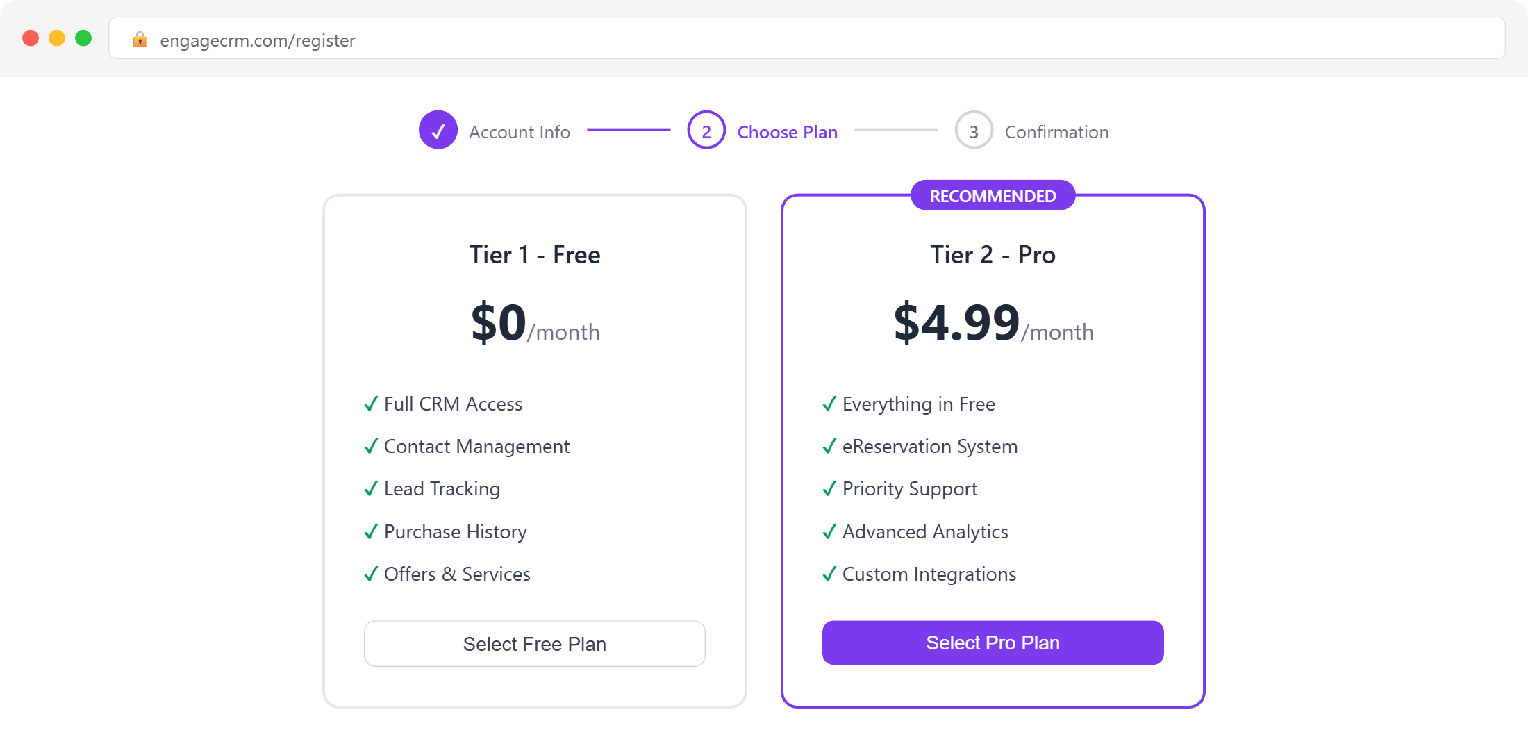 engageCRM - Screen 4