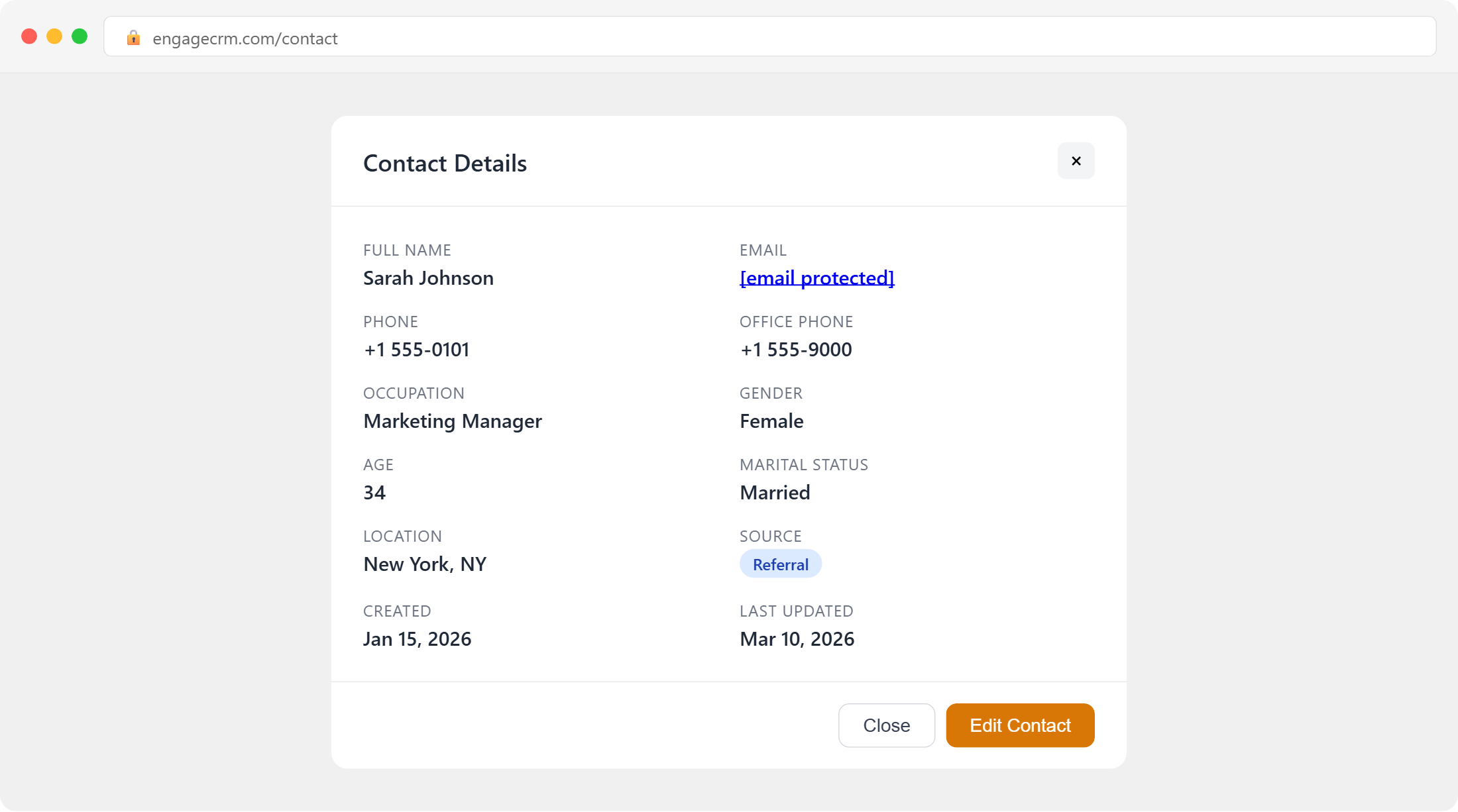 engageCRM - Screen 7
