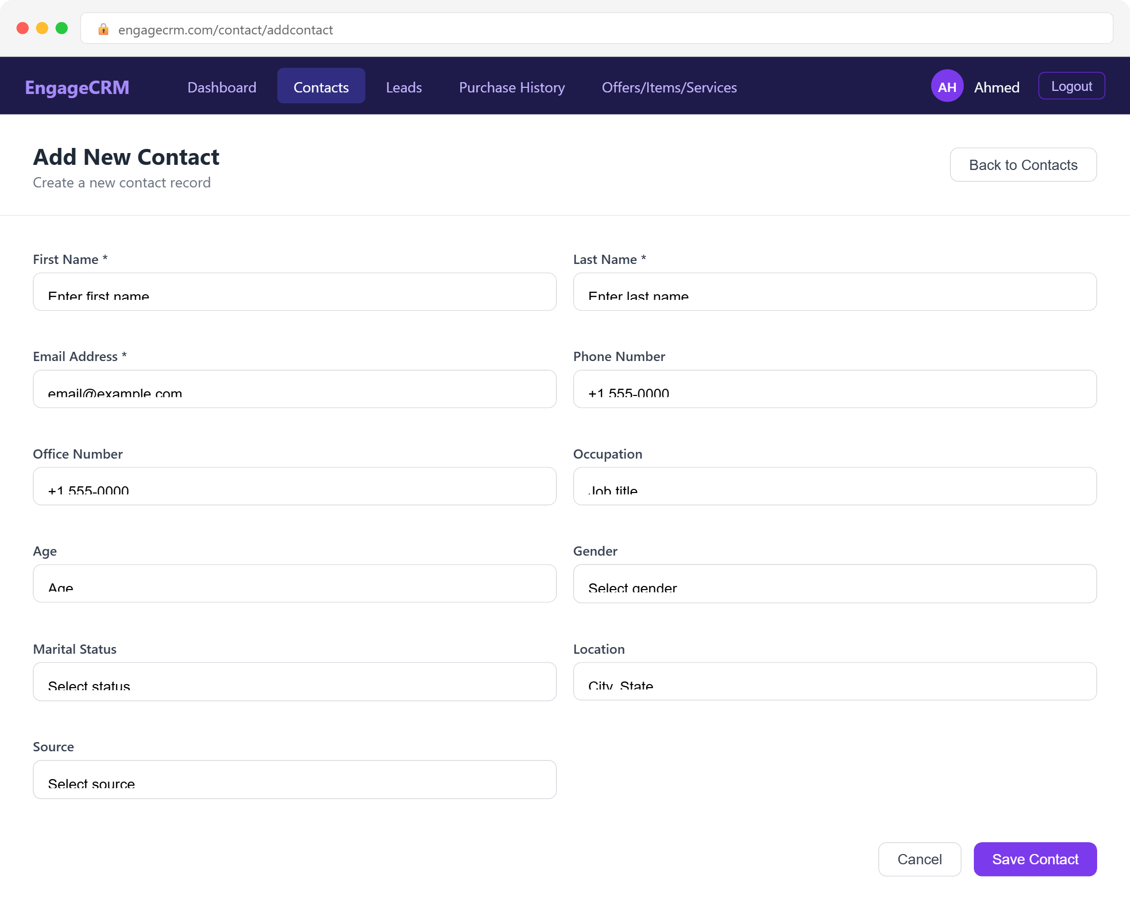 engageCRM - Screen 8