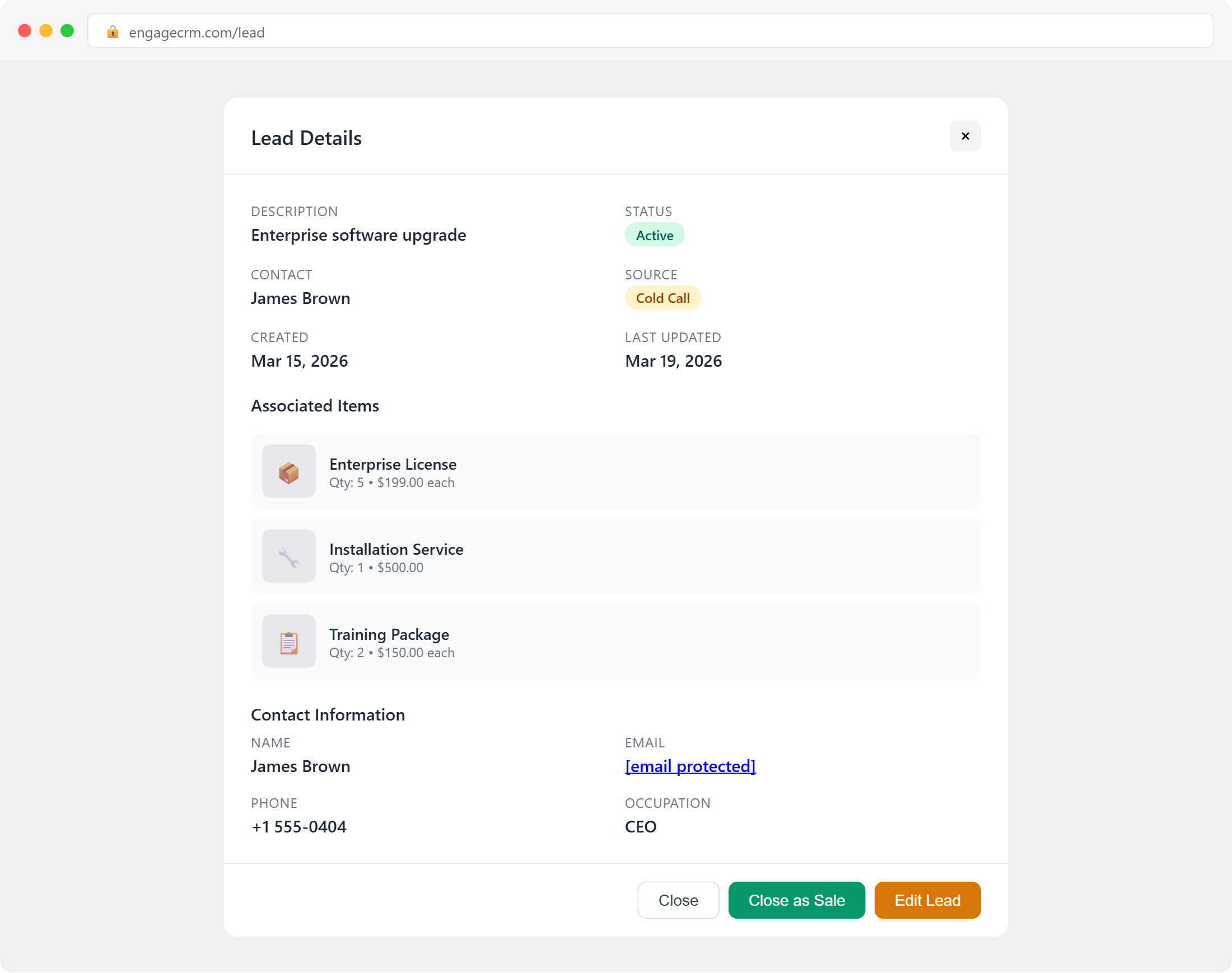 engageCRM - Screen 10